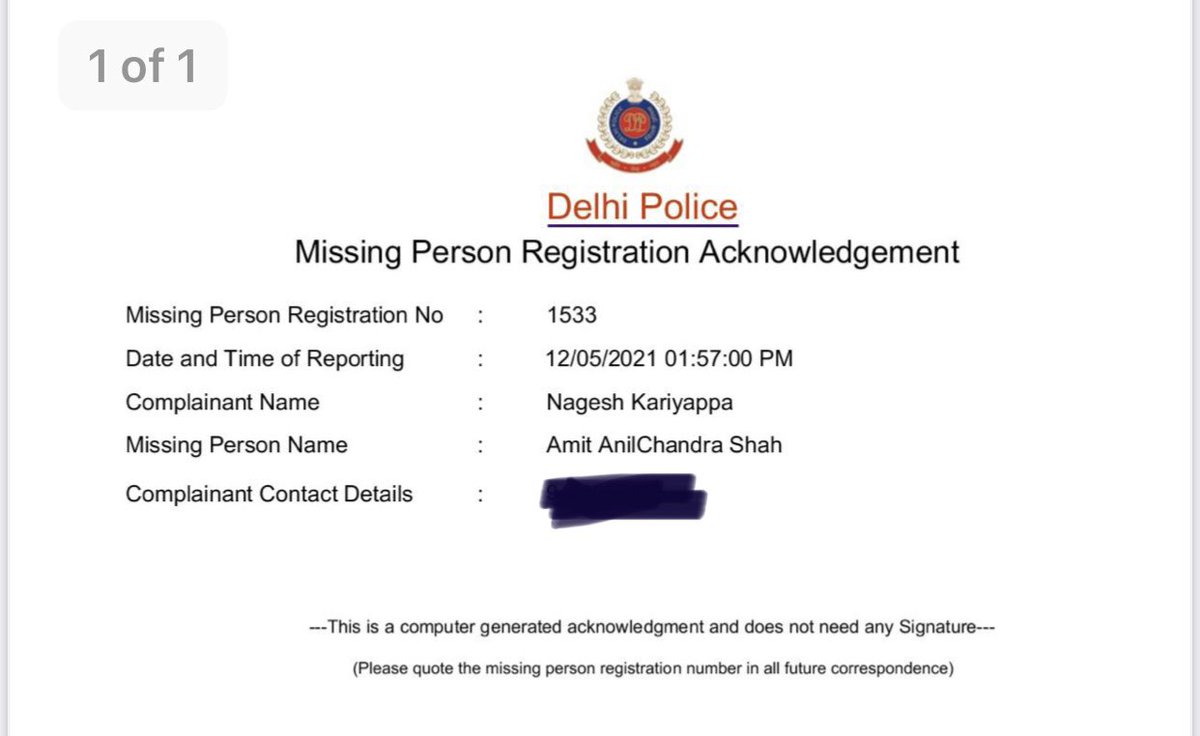 Nagesh_nsui6's tweet photo. Name                 : Amit shah 
Designation      : Home Minster of India 
Last seen           : During Bengal 
                              election campaigns.
Missing Complaint registered with @DelhiPolice 
#AmitShahMissing https://t.co/nX7mKP3nLB