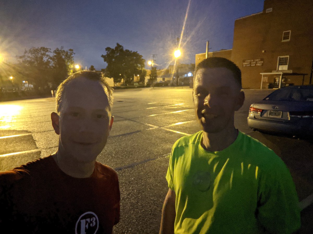 ndgibson13's tweet photo. Small group for @F3Stride this morning.  Luckily two showed up so we can keep the #PremierRunAO title.  @F3LexSC https://t.co/8kpxqhvPnr