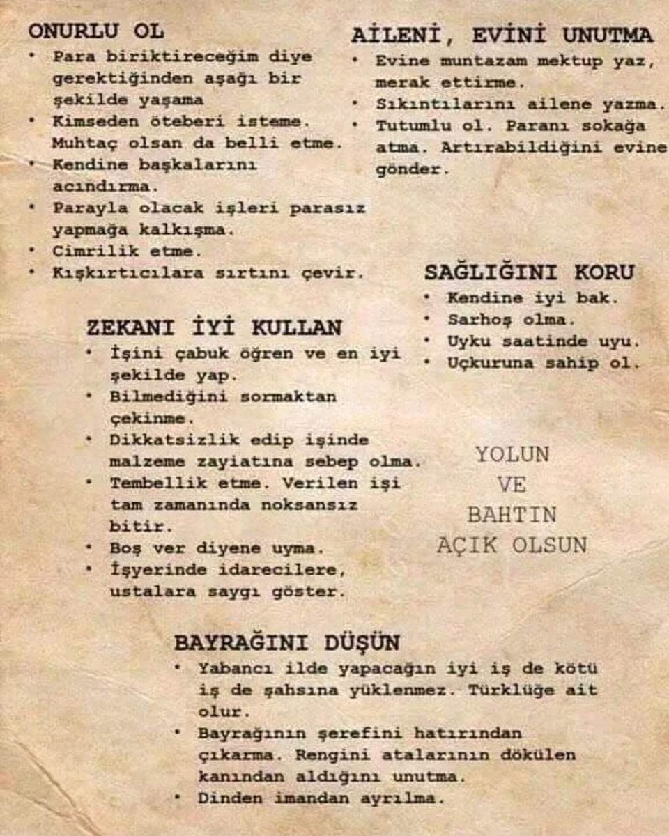 Şimdilerde ise, yurtdışına gidenlerin çoğu türklüğünü ve Müslümanlığı unutmak üzere