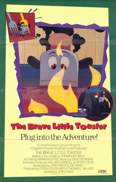 The Brave Little Toaster (1987)

More Info:
imdb-api.com/title/tt0092695

IMDb Id: tt0092695
Creators: #JerryRees #ThomasMDisch #JoeRanft #BrianMcEntee
Genre: #Animation #Adventure #Family #Fantasy #Musical
Country: #USA
#ThurlRavenscroft
#TheBraveLittleToaster @imdb_api