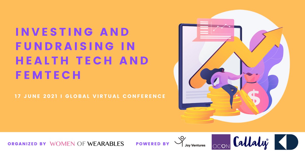 We've got some BIG NEWS! 🔥 📣
Our new virtual conference is here - #Investing &amp; #Fundraising in #HealthTech &amp; #FemTech, taking place on June 17. Join us to hear from top investors, successful startup founders, and experts in this space. Book ticket 👇🏽 
bit.ly/3tGEl1B