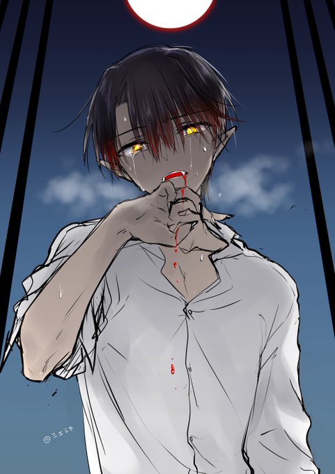 おやすみ兄妹ヴァンパイアパロ自家発電二次創作(いつか女性向けで描きたい) 