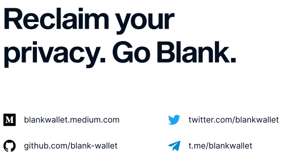 ICountOnCrypto's tweet photo. 📣 https://t.co/Rm8nq7v9wc
🕵️Hide the origins of your wealth and cover your trading activity with Blank; only you can see, access, and manage your funds. Blank will develop the first-ever Chrome extension that gives you an untraceable wallet identity. #crypto #privacy #altcoin https://t.co/0RGsroLGF4