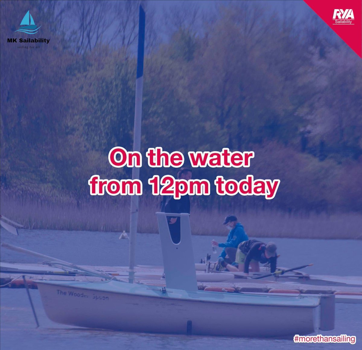 ⛵️ Today we are back on  the water for our 2nd sailing session  of the season, despite the damp and overcast conditions this won't stop our members from getting out on the water today ⛵️ 

#morethansailing