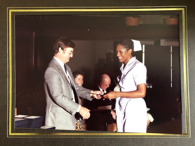 My qualifying photo RGN and RSCN - I am so proud to be a Nurse