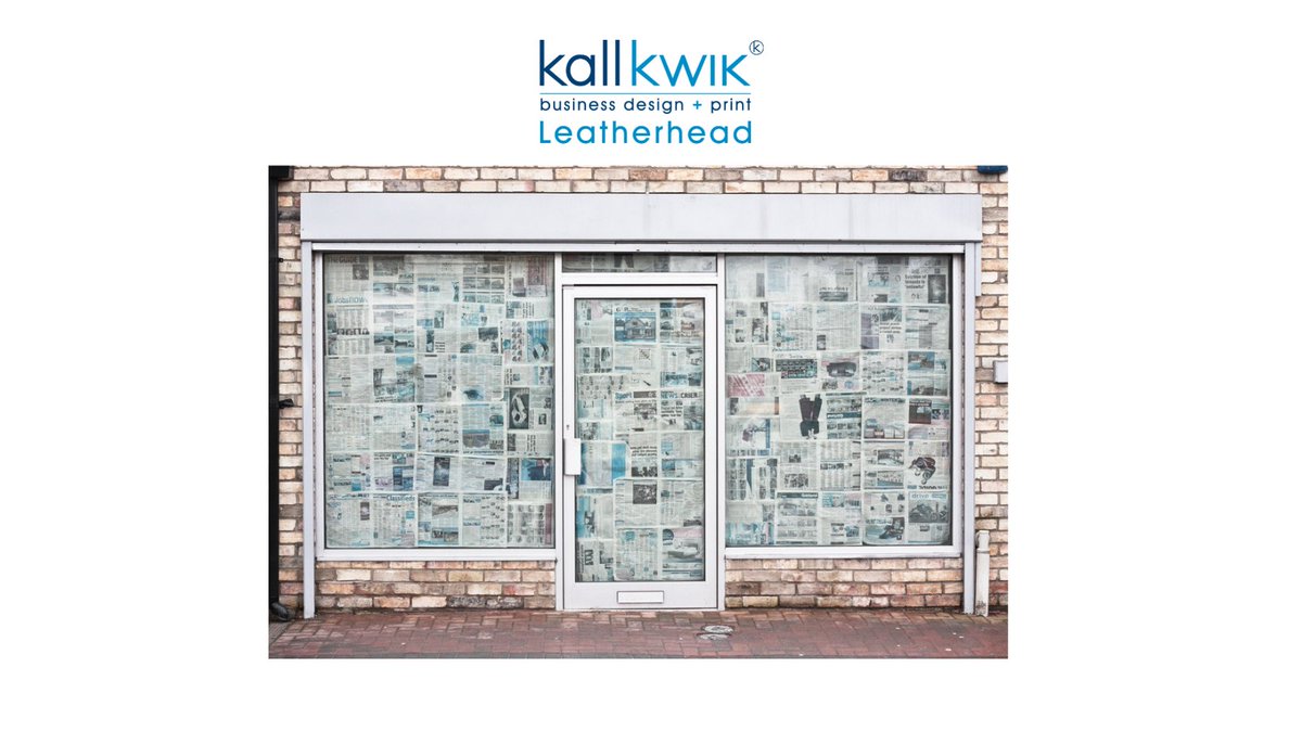 Keep our high streets tidy with temporary shop window coverings. A great way to create interest in empty units &amp; stop our high streets looking a wreck with newspaper! Costs less than you'd imagine! <a href="/ShopSwanCentre/">Swan Centre</a>
<a href="/MoleValleyDC/">Mole Valley District Council</a> 

#frosting #vinyl #highstreets #shopwindows