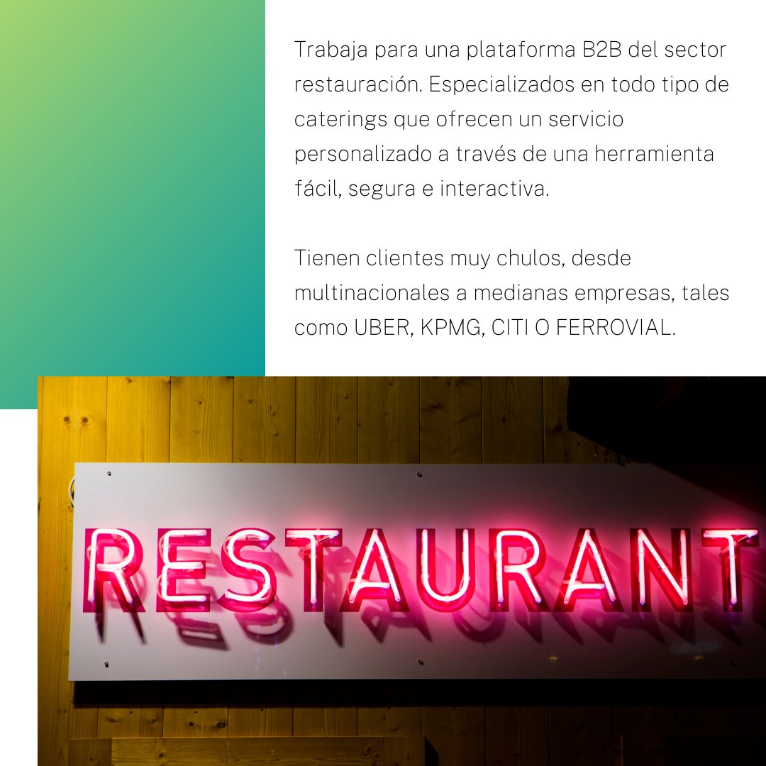 ❗️OFERTA DE EMPLEO - BACKEND JUNIOR ❗️
Plataforma B2B del sector restauración ☕️ 🍴 🍸 
Tienen clientes muy chulos tales como UBER, KPMG, CITI o FERROVIAL. 
Están presentes en toda España, y, muy pronto, a nivel internacional.

jobs.unono.net/jr-backend-402…