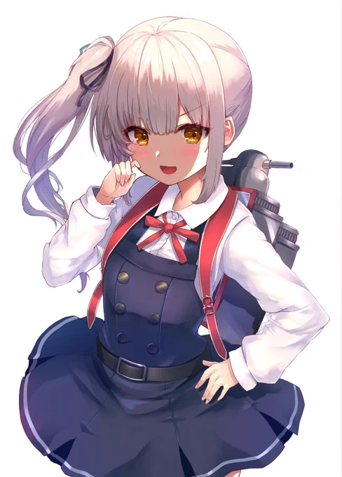 今からですが艦これ8周年おめでとうございます!霞ちゃん描きました!🤗
#艦これ八周年  #霞 