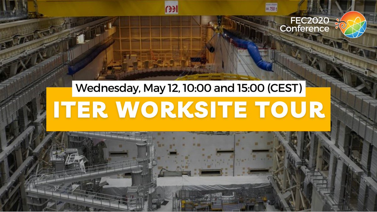 iaeaorg's tweet photo. Join the @iterorg worksite tour today to see the ITER facilities and learn the latest news about the world’s largest #fusion experiment! Register for the Fusion Energy Conference here to get access to all events: https://t.co/wjDLdmfxIZ #FEC2020Conference https://t.co/zKmjU32grr