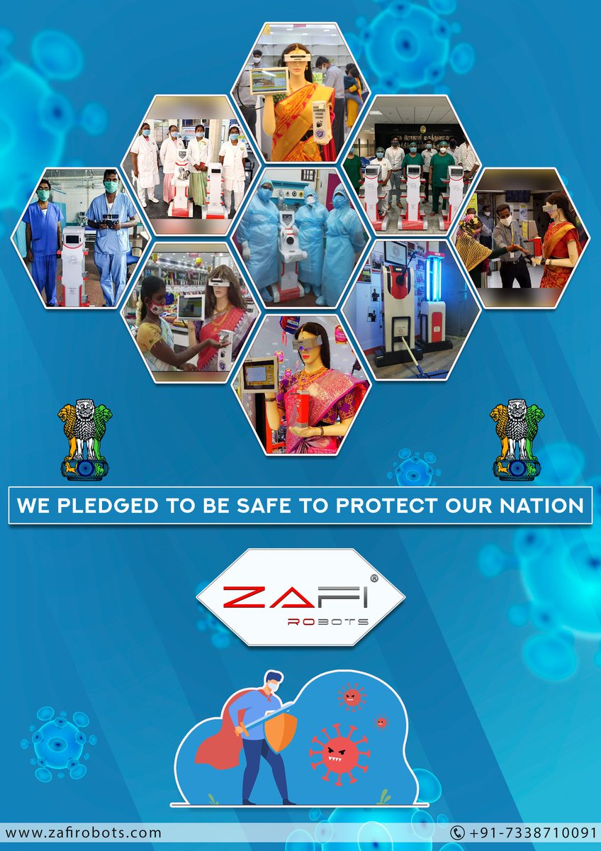 Our responsibility to pledge to being safe to protect our Nation & frontline warriors from the risk.

#PropellerTechnologies #ZafiRobots #enthiramai #NurseDay
