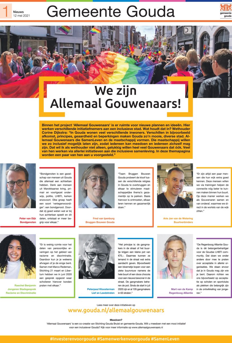 Niets ten nadele van deze mensen, maar was er nou echt niemand die zei "83% witte mannen op een themapagina over de inclusieve samenleving, kan dat niet anders?" <a href="/GemeenteGouda/">Gemeente Gouda</a> <a href="/corinedijkstra/">Corine Dijkstra</a>