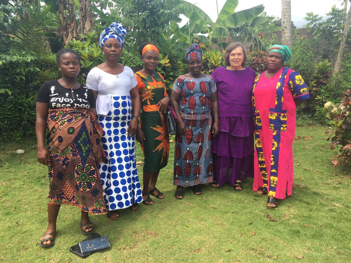 KemptonJaM's tweet photo. EC boys soccer care package makes it to Liberia. George is about to enjoy the beautiful game of soccer. Women learning to read after church services. Soccer gear went to girls’-teams, some to boys’, and one to a women’s team. Thanks for helping dreams come true #eccares https://t.co/mAvae6OwCF