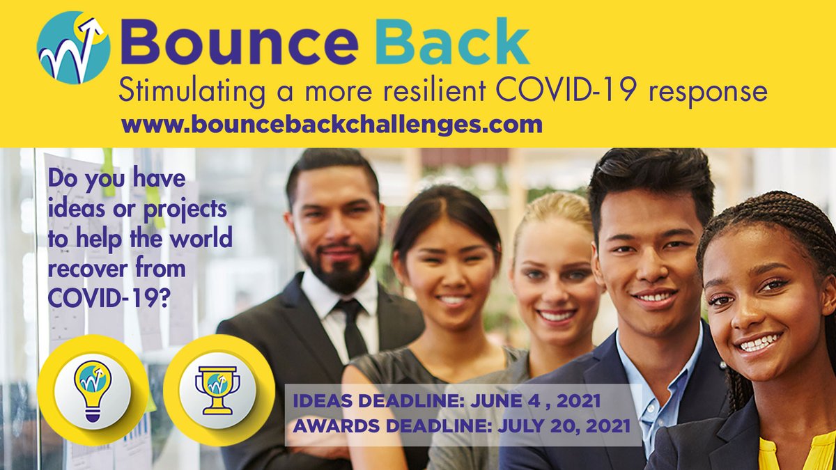 AfriLabs's tweet photo. #BounceBackChallenges are now live!
Stimulate a more resilient COVID-19 response by recognising projects and encouraging new ideas helping to address the economic and social effects of the pandemic.
Learn more about this initiative here: https://t.co/eG6e8YEQ8o https://t.co/7snIerQoqu