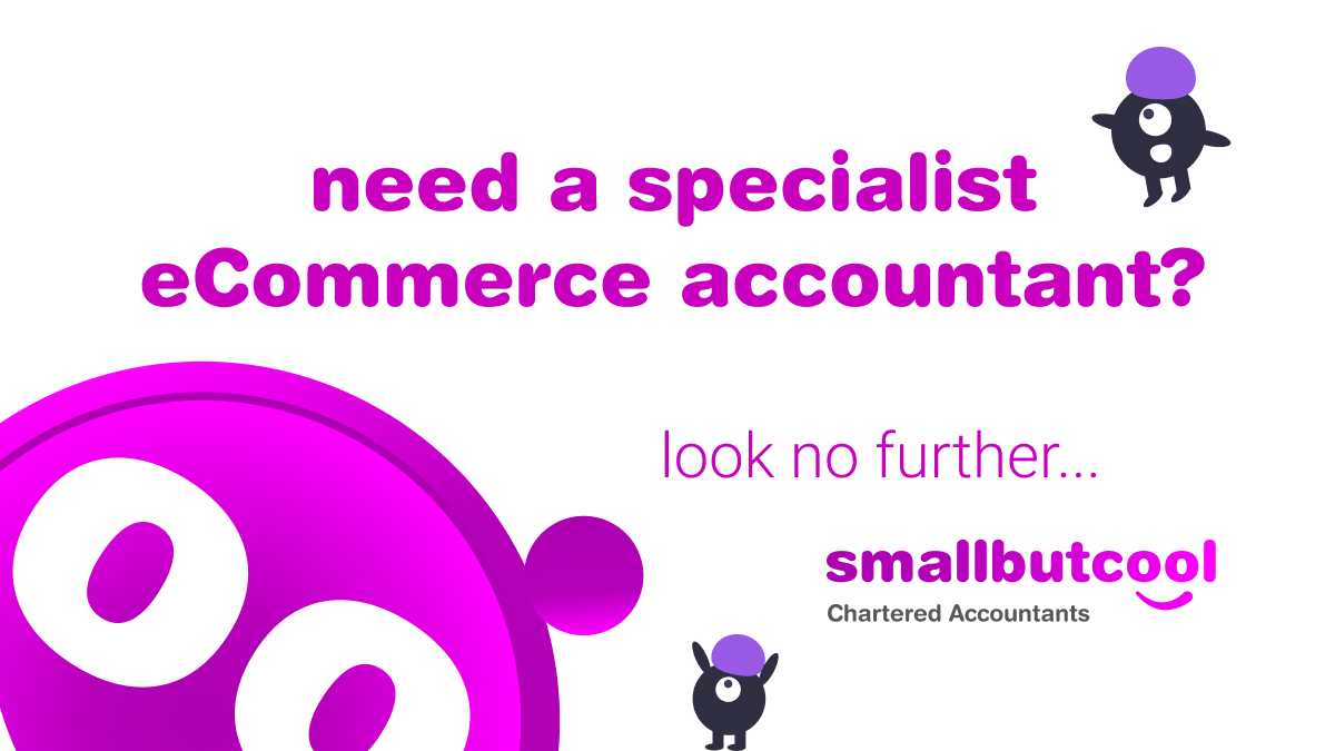 Smallbutcool eCommerce Accountants tweet media