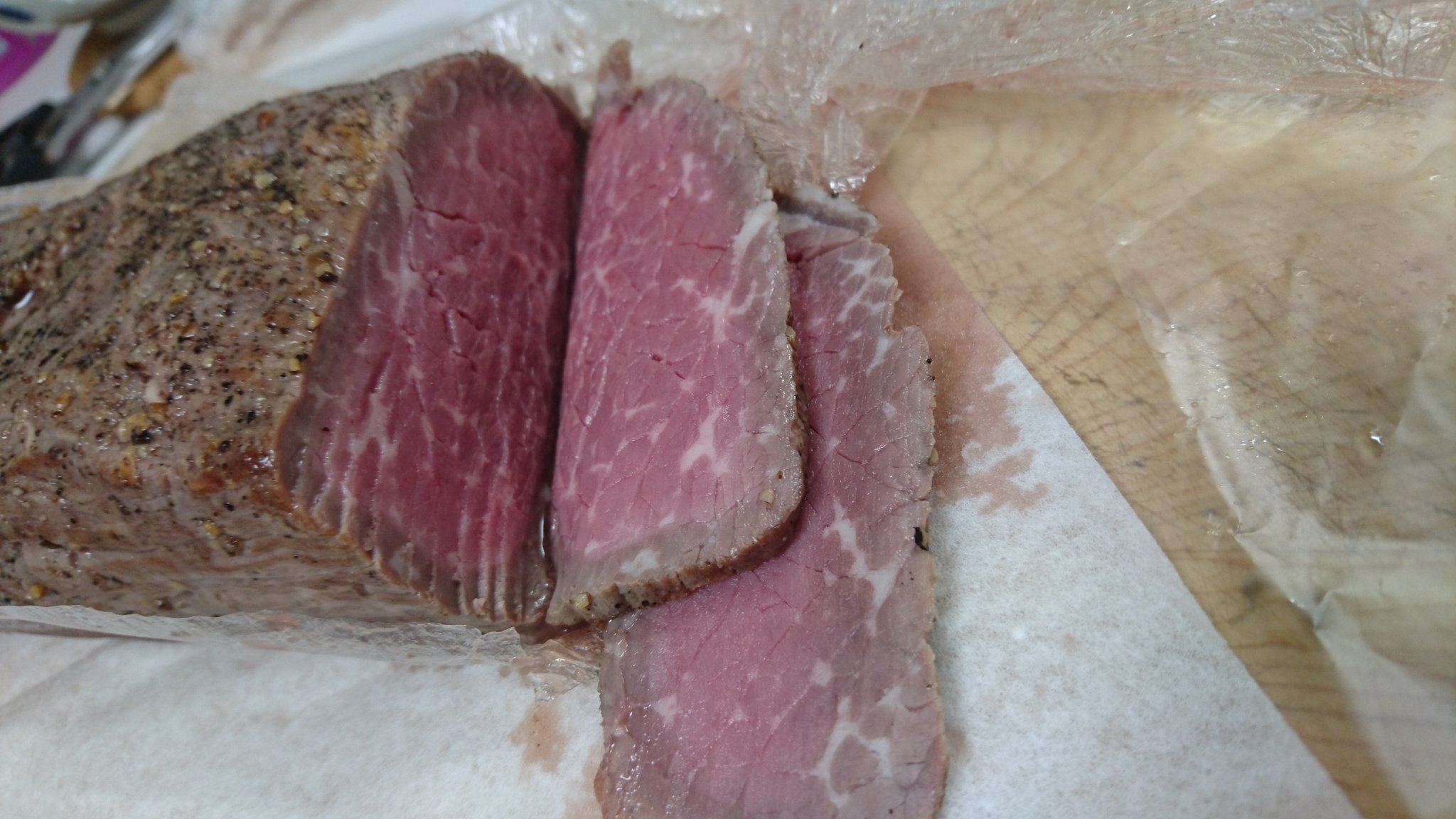 なる姉さん アイラップで湯煎ローストビーフ アイラップ T Co Aprshrcvhl Twitter