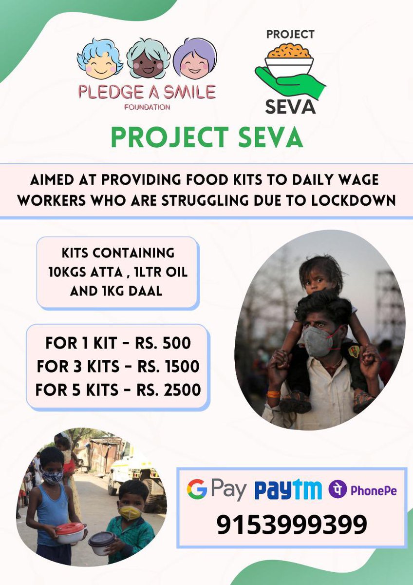 ayushibharadia's tweet photo. Hello Everyone
I know we are all going through a tough phase and I appreciate you for giving all of your time for finding leads for beds, oxygen cylinders.
So lets help migrant workers by donating some amount so that even they can feed themselves while staying safe at home. https://t.co/QngUbp4n8V