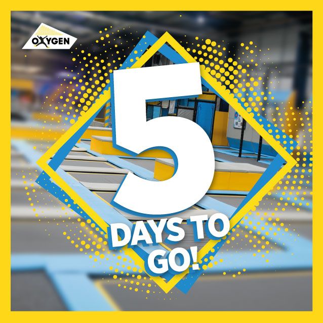 The countdown is well underway now, and we’re busy preparing the parks for Monday. Have you seen our NEW family tickets? You can jump for less with family tickets covering up to 4 people! 
Book yours online today oxygenfreejumping.booknow.software/bnow__newbooki…