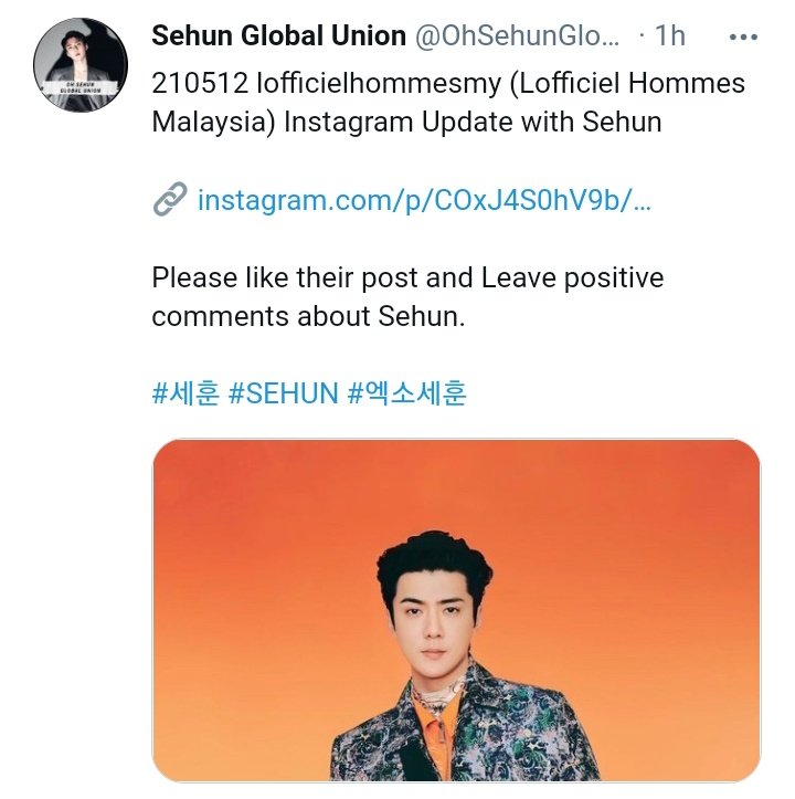 these 3 accounts in Instagram, @.glamlelaki, @.lofficielhommesmy & @.mensfoliomy deleted the dior sehun contents that they posted earlier today in their accounts~! ㅠㅠㅠ

don't know why 🚶‍♀️
