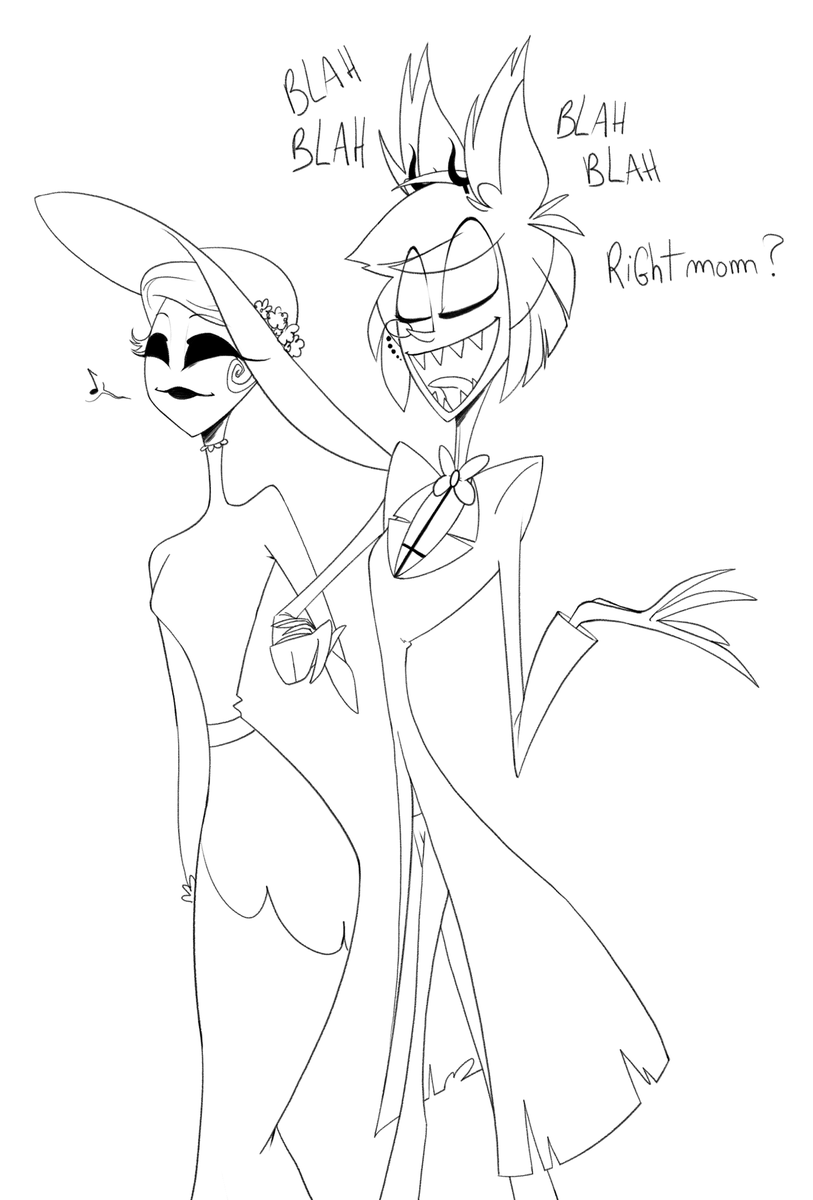 Nigaude_'s tweet photo. MOM!
#HazbinHotel #Alastor #RadioDemon #Rosie https://t.co/KBLeUo95Bf