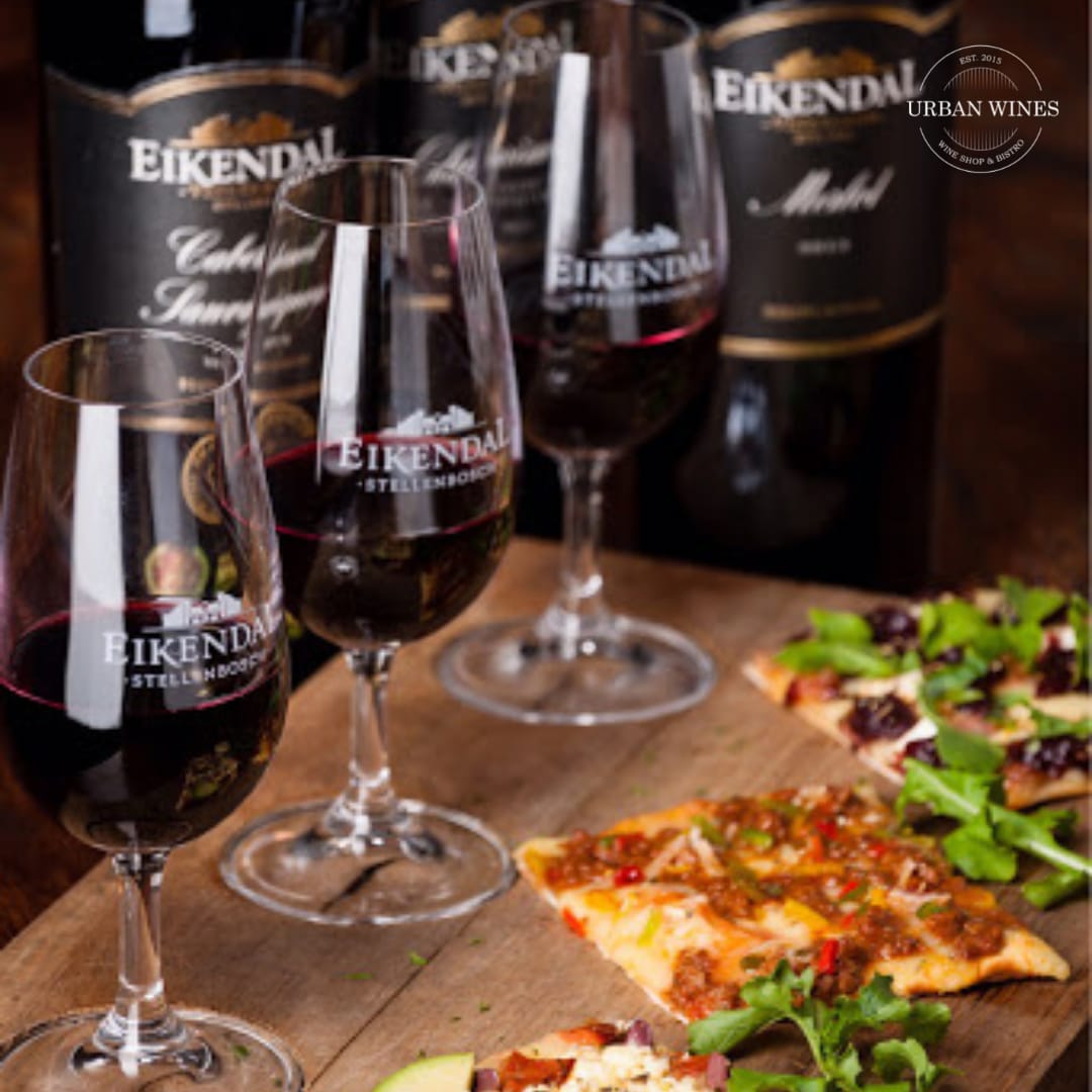 MIDWEEK PIZZA AND WINE
Eikendal Wines, with its distinctive barrel-vaulted cellar and towering fountain, is a landmark on the R44 road between Somerset West and Stellenbosch.
For more info on today's tasting, click the link below👇
instagram.com/p/COxUDWMpTo3/
#pizzaandwine #urbanwine