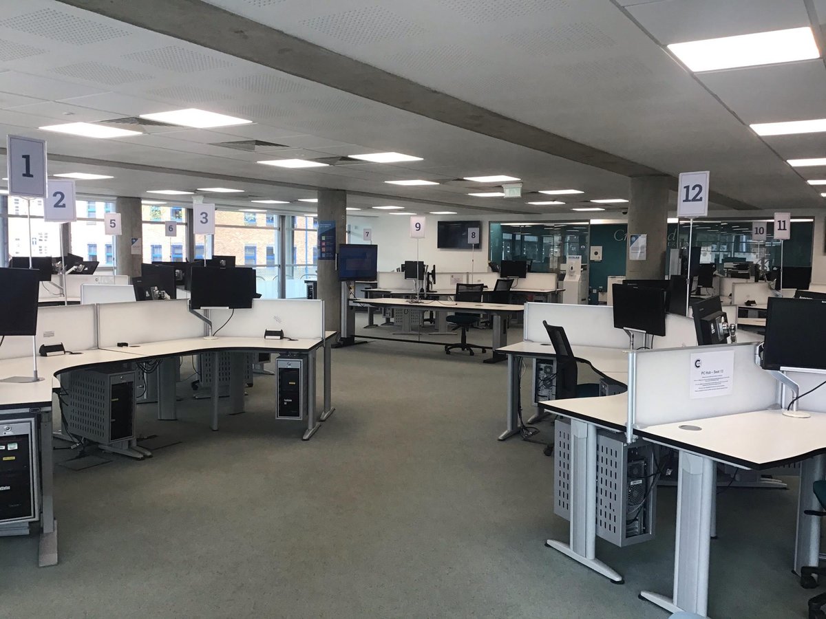 GOOD NEWS! A new evening study session will be available every weekday 5-8pm in the Kings Norton Library PC Hub from 17 May and we're adding more seats on all the floors too: library.cranfield.ac.uk/knl/covid19