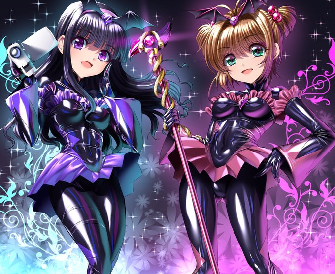 #見た人もなにか無言で2人組をあげる 
闇堕ちさくらちゃん(*'▽`*) 