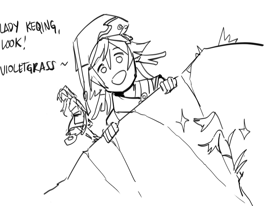 how it feels like having yanfei in my party + sudden qingfei?? #genshinimpactfanart 
