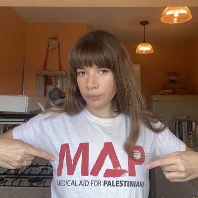 New profile pic &amp; what I’m wearing to all my meetings today. Donate to <a href="/MedicalAidPal/">Medical Aid for Palestinians</a>. #WeStandWithPalestine
