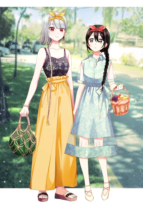 若菜とユニ 