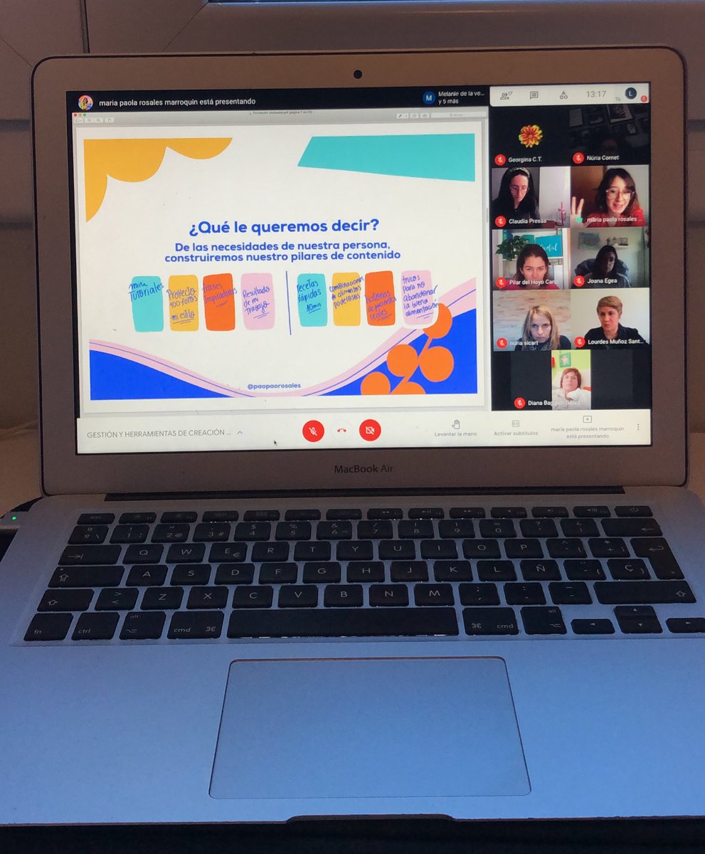 🔴Empezamos formación de #SheTransforma con <a href="/paopaorosales/">Pao Rosales</a> 

📲 Gestión y herramientas de creación de contenido en RRSS 

💬¿A quién le queremos hablar? ¿Qué le queremos decir? 

🫂 recurrir a las necesidades de nuestra persona 

#rrss #contenido #empoderamientofemenino