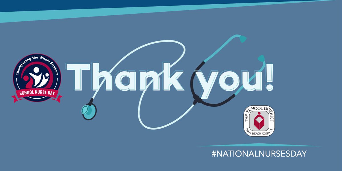 Donald E. Fennoy II (@dfennoy) on Twitter photo Thank you to all of the school nurses across <a href="/pbcsd/">The School District of Palm Beach County</a> who work tirelessly to provide compassion and care to our students!
<a href="/schoolnurses/">NASN, Inc.</a>
<a href="/healthcaredist/">Health Care District of Palm Beach County</a>
#schoolnurseday Thank you to all of the school nurses across <a href="/pbcsd/">The School District of Palm Beach County</a> who work tirelessly to provide compassion and care to our students!
<a href="/schoolnurses/">NASN, Inc.</a>
<a href="/healthcaredist/">Health Care District of Palm Beach County</a>
#schoolnurseday