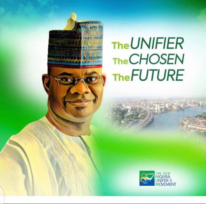 SultanOfTheCon1's tweet photo. The Unity of the nation🇳🇬🇳🇬🇳🇬 is not Negotiable. 
    All we need is a Unifier. 
Governor Yahaya Bello will guarantee that. 

Let's support him as the next president of Nigeria. 
@ed_onoja 
@CartoonBoytv 
@JoenSadiq 
@SaharaReporters 
@officialtonnie 
@barratahmed https://t.co/dyS05tYumL
