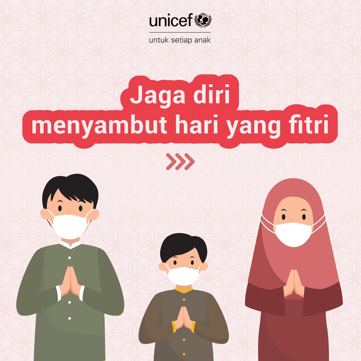 Merayakan Idulfitri adalah salah satu momen berharga bersama keluarga. Mari tunjukkan kepedulian dengan saling jaga dan saling mengingatkan untuk tetap menerapkan protokol kesehatan.