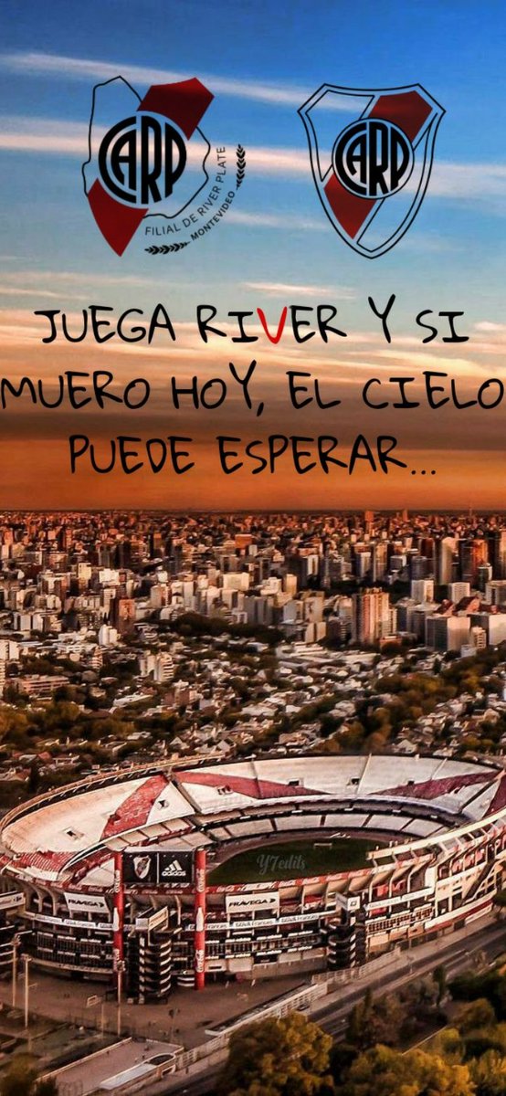 Ciudad Menda farmacéutico Rugido Filial Oficial River Plate Montevideo's tweet - "Buenos días amigos!!!!  #BuenosDias Juega River hoy!!! ⬜🟥⬜ #VamosRiver #hoyriver @FIFRPOficial @ RiverPlate #Montevideo " - Trendsmap