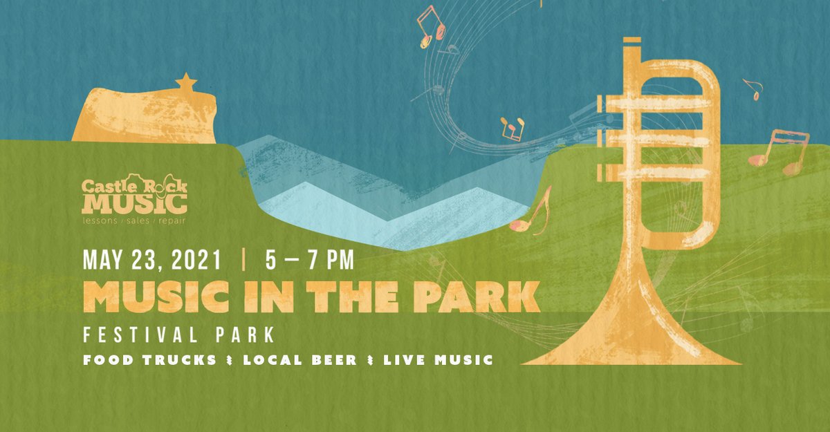 DTCastleRock's tweet photo. Mark your calendars for May 23rd to enjoy The Jason Bower Jazz Quintet in Festival Park from 5-7pm!  There will be food trucks, beer and ice cream.  The event is free to the public. https://t.co/QYGnGipwRq