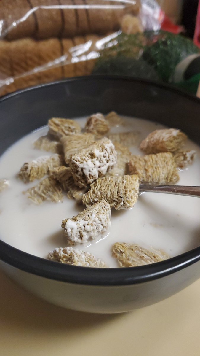 realstreeter84's tweet photo. I want to thank my wonderful wife @bloodandsmoke for the almond milk so I could have a bowl of cereal with the kids. You truly are the best 😘😘 #mywifeisthebest #cereal #almondmilk #miniwheats https://t.co/oNskqYPli8