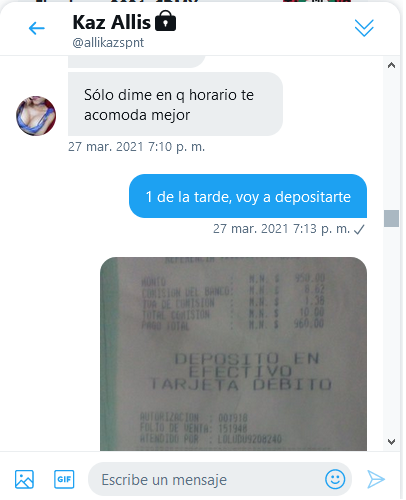 12garciaalan1's tweet photo. CUIDADO!! LE DEPOSITE Y NO ME DIO SERVICIO NI ME RREMBOLSA LES DARA LARGAS @WBreakerHulk @Valeric54796079 @LowSistem @Baduel79 @losandescol @nexkoyotl666 https://t.co/0G2ryqzSvV
