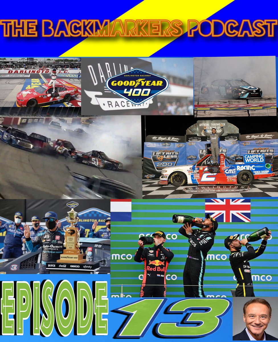BackmarkersPod's tweet image. Throwback Weekend from Darlington and we have all the analysis and takes you need! We talk on if Truex underrated, if Darlington deserves two dates, best xfinity booths, if Lewis Hamilton is the goat, and preview Dover and make our picks for Cup/Xfinity. 

flow.page/backmarkerspod
