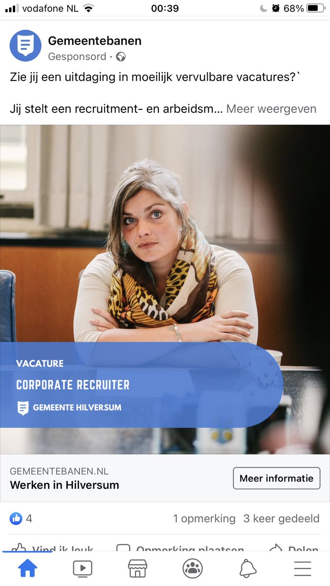 Help wat is dit voor foto? #werving hier kun je toch geen #personeel mee #werven ? #dtv slechte #foto en zij heeft een minder weekend gehad als je naar haar oog kijkt #fail #badfoto ik snap wel waarom ze een #recruiter werven 🤪😬😳