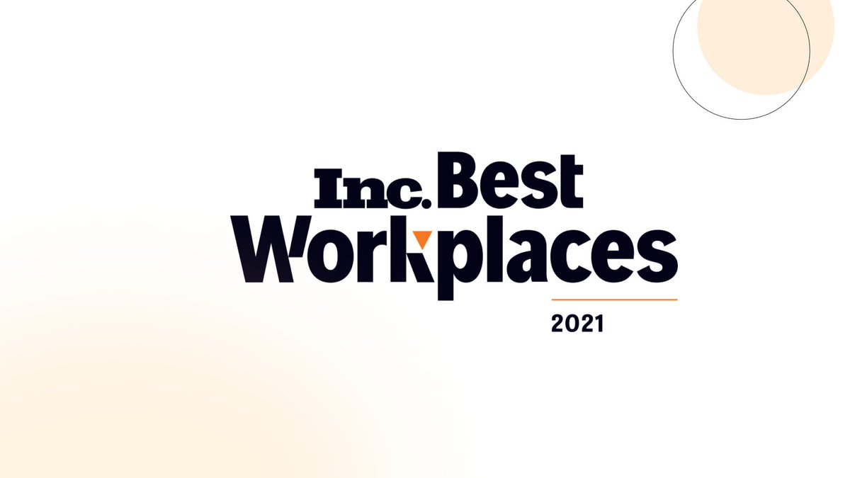 Invoca's tweet photo. Invoca is thrilled to announce our inclusion in the @Inc 2021 Best Workplaces list for the fourth consecutive year! We are also honored to be included on the Established Excellence and Medium-Large Businesses lists. Way to go, team Invoca! 🎉 #invocalife
https://t.co/LenhnEHR5c https://t.co/UM5HULWlsS