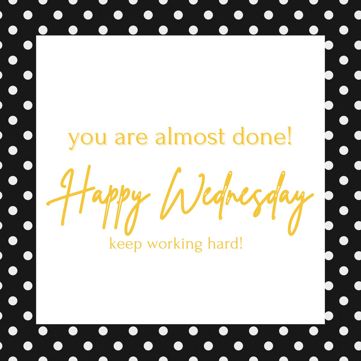 UWSCareers's tweet photo. You are almost done Yellowjackets! Finals week is almost over! Keep working hard! 🐝 #uws #uwscareers https://t.co/SAqfbqP1is