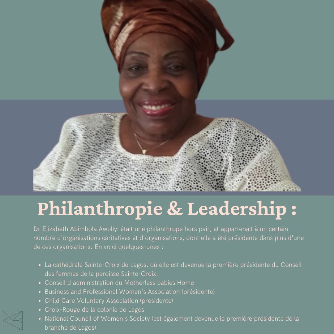 ongmbk's tweet photo. Cette semaine #WCW, a été la première femme à exercer en tant que docteur au Nigeria. Elle a partagé sa passion pour la médecine et a donné aux femmes Nigérianes les moyens d'agir pour leur bien-être. Découvrez-la.

#womenhealth https://t.co/EOliKi5azr