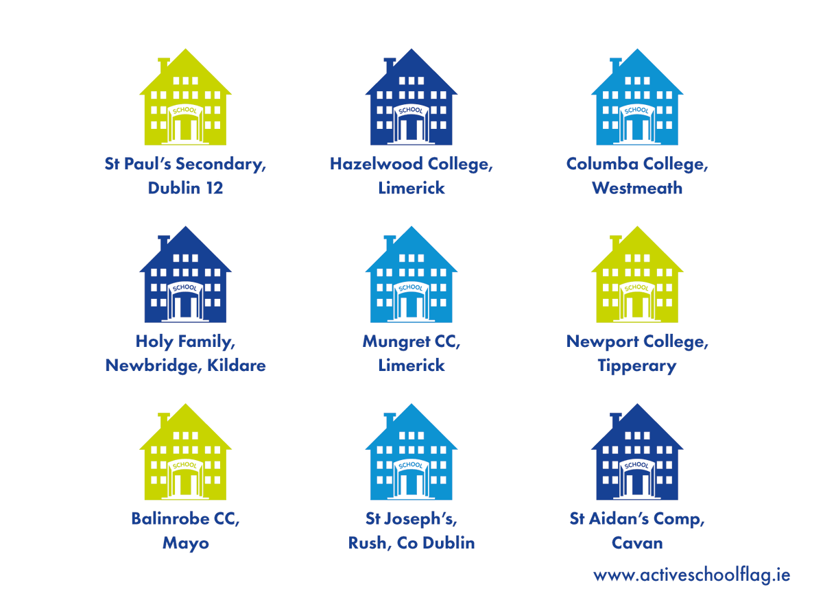 We look forward to working with, and learning from, the following post primary schools on our NEW 'ASF - Try It Out' year, starting September 2021. 

<a href="/ActiveFlag/">Active School Flag</a> <a href="/HealthyIreland/">HealthyIreland</a> @Education_ire
