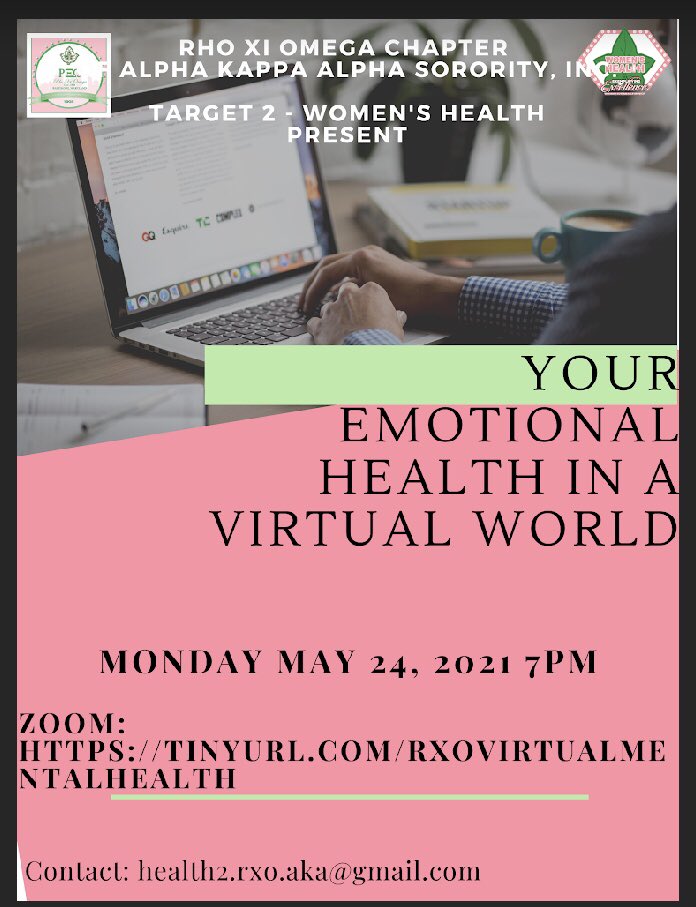 RhoXiOmega_AKA's tweet image. #AKA1908 RXO1988 #AKANARatHome #TargetII #WomensHealth #MentalHealth #EmotionalHealth #BreaktheStigma