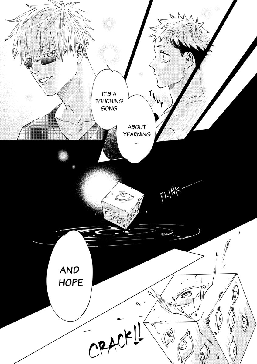 五悠:「We'll Meet Again」(part 1/2)
Short #goyuu fancomic inspired by a song
‼️ Might contain spoiler up to Shibuya arc ‼️ 