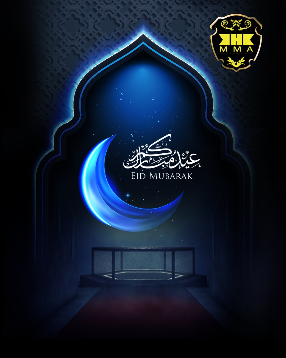KHK_MMA's tweet photo. Wishing a blessed Eid Mubarak to all from #KHKNation🌙🎊 💫

@khalidbinhamad 
@shahidthehawk 

#KHKPower #KHKNation #KHKFamily #KHKMMA https://t.co/t5ZskOSzkb