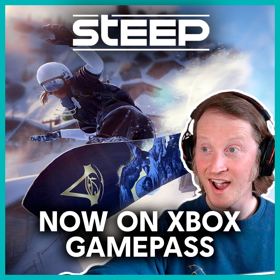 Steep_Game's tweet photo. Steep is now included in Xbox Game Pass! 

Check out the stunning mountains as the Ubisoft News team hurls themselves down the slopes with skis, wingsuits, snowboards, and paragliders on Xbox Series X.
