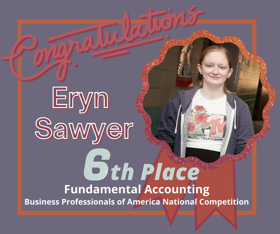 Congrats to LHS student, Eryn Sawyer!  Her hard work paid off at the national level, earning her 6th place in Fundamental Accounting!  #LufkinProud
sites.lufkinisd.org/lhs/2021/05/12…
<a href="/TeamLufkinISD/">Lufkin ISD</a> @BrandonHBoyd <a href="/jay_srhoades/">Jay Rhoades</a> 
<a href="/sastep/">sonjastephens</a> <a href="/schuldt_ryan/">Ryan Schuldt</a> <a href="/asoderquist/">April Soderquist, M. Ed.</a>