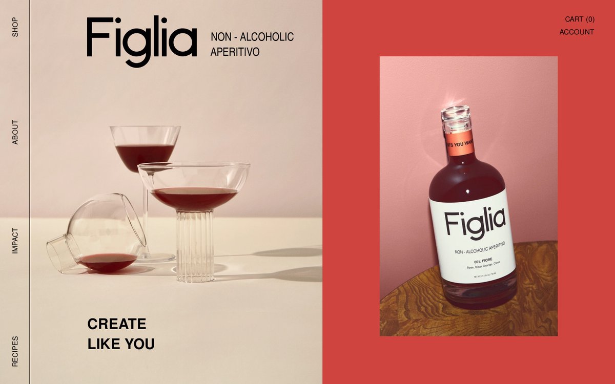 Drink Figlia by @bggystudio and @roandcostudio → maxibestof.one/websites/30101…