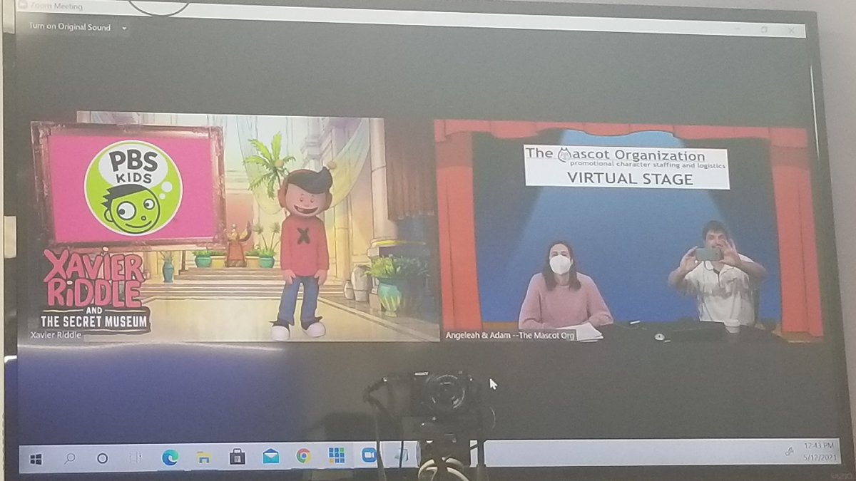mascotorg's tweet photo. Hey @PBSAnnualMtg Come join our virtual photo opp with #XavierRiddle. #pbsam @9StoryMG @XavierRiddleHQ https://t.co/fRUmMDfA3M